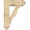 Ekena Millwork Funston Arts and Crafts Rough Sawn Bracket w/ Offset Brace, Douglas Fir, 8"W x 24"D x 32"H BKT0806X24X32FST03RDF - alternate 2